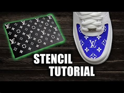 how to make louis vuitton stencil for shoes|create your own Louis Vuitton shoes.